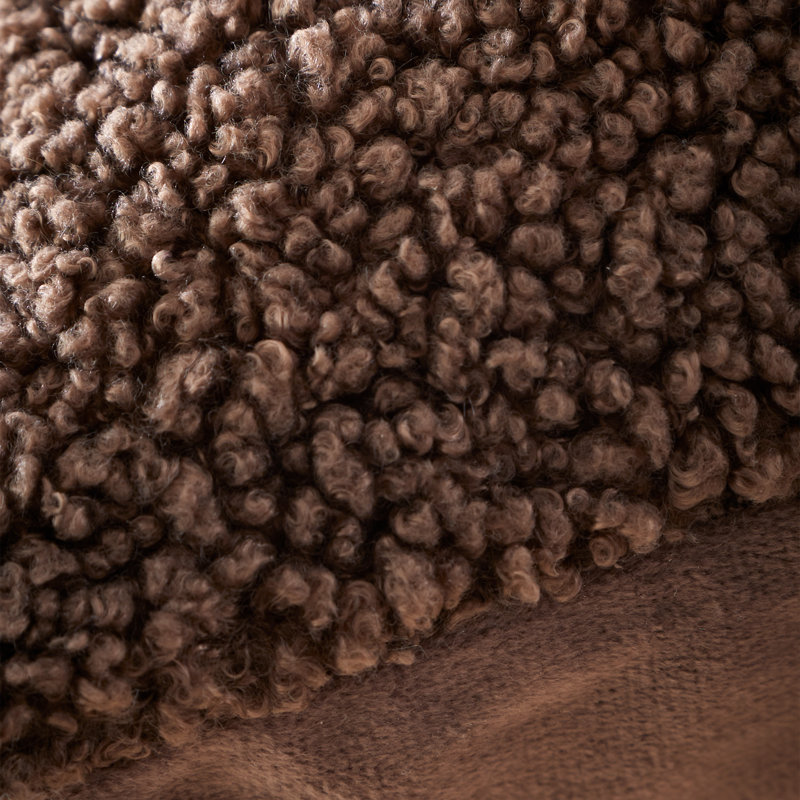 So Soft Velvet Boucle Cushion Cover, Brown