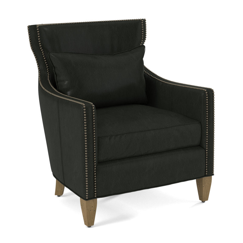 Armchair, Salvador Asphalt, White