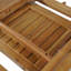 Table de salle à manger d'extérieur extensible 60 po à 76 po en bois d'acacia rustique avec pieds en forme de X Sullivan