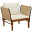 80 cm W Patio Sofa with Cushions-828172907