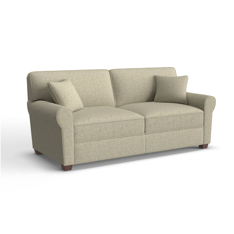 Shannon Upholstered 36'' Sleeper Sofa, Espresso, Tan