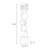 Brown+White+Gray Free Form Solid Wood Decorative Object
