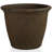 Anjelica Polyresin Large Round Outdoor Planter - 20" - Rust - Set of 2-1407845948