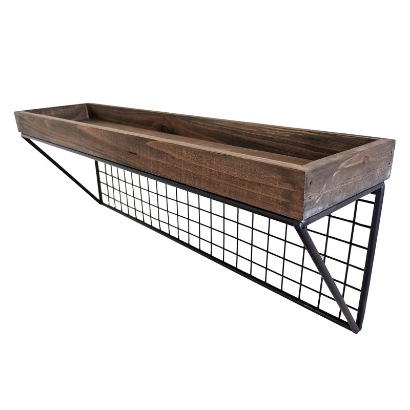Tablette en bois massif Sione
