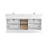 Aanayah 72" Double Bathroom Vanity Set-2126359380