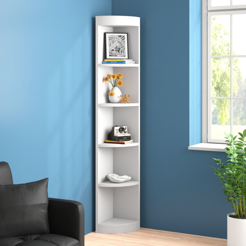 Lindbergh 196 cm H x 30 cm W Corner Bookcase