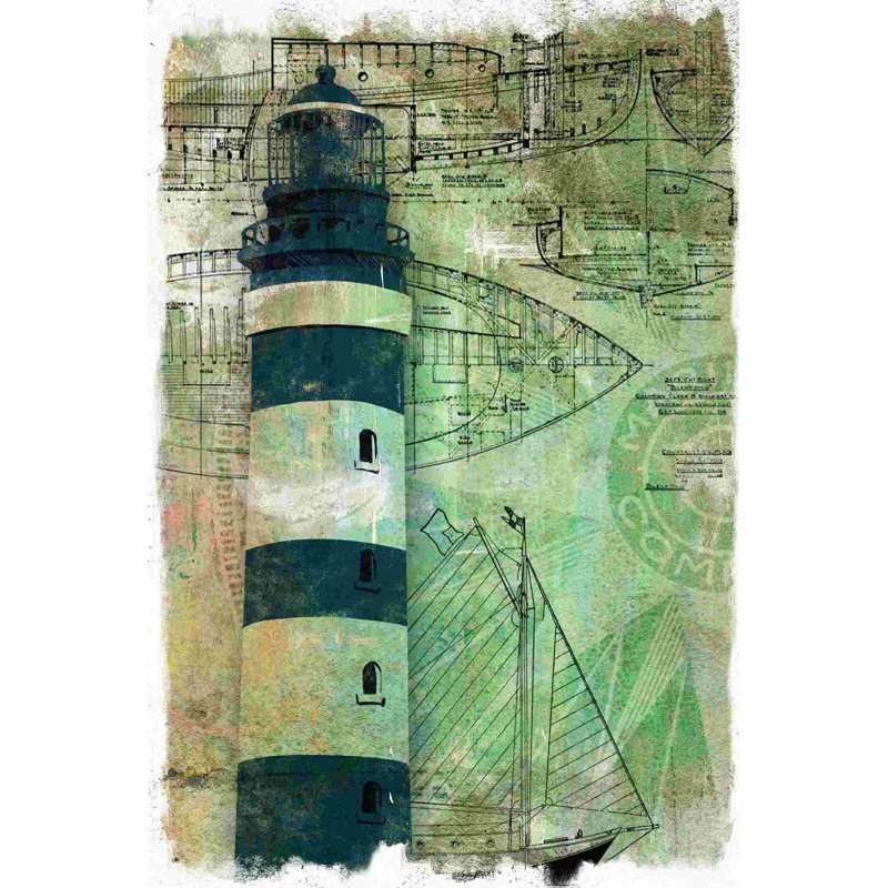 Phare patiné 2, H 18 po x l 12 po