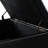 Black Faux Leather With Build And Storage Capacity Construction