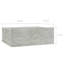 Dorete Floating Nightstand 40x30x15 cm Engineered Wood-970356588-1028712859