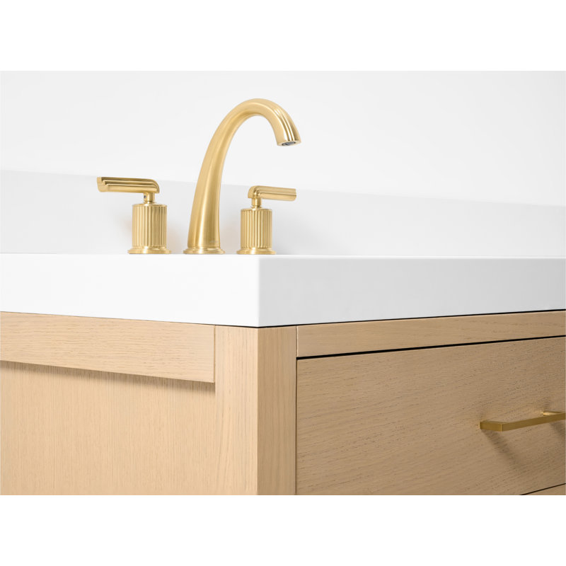 Elizabeth 84" Freestanding Standard Double Bathroom Vanity with Top