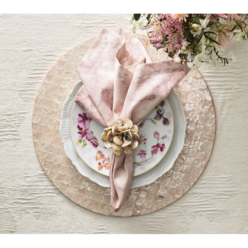 Camellia Placemat, Blush