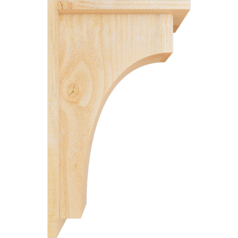 Corbeau Huntington avec plaque arrière, H 20 po x l 6 po x P 12 po, Sapin de Douglas, Sciage brut
