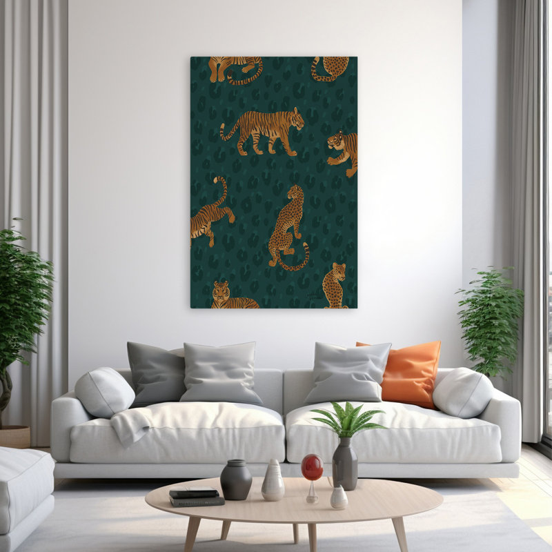 Motif de beauté gros chat IIC, H 60 po x l 40 po