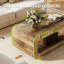 Pedestal Coffee Table with Storage