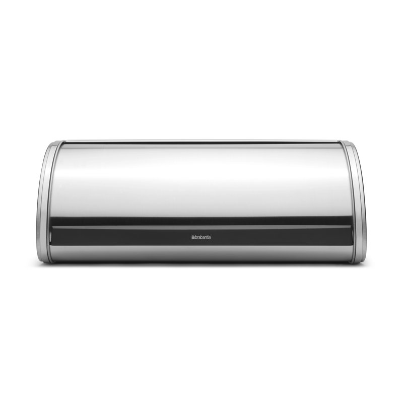 Brabantia Roll Top Bread Bin, Matt Steel