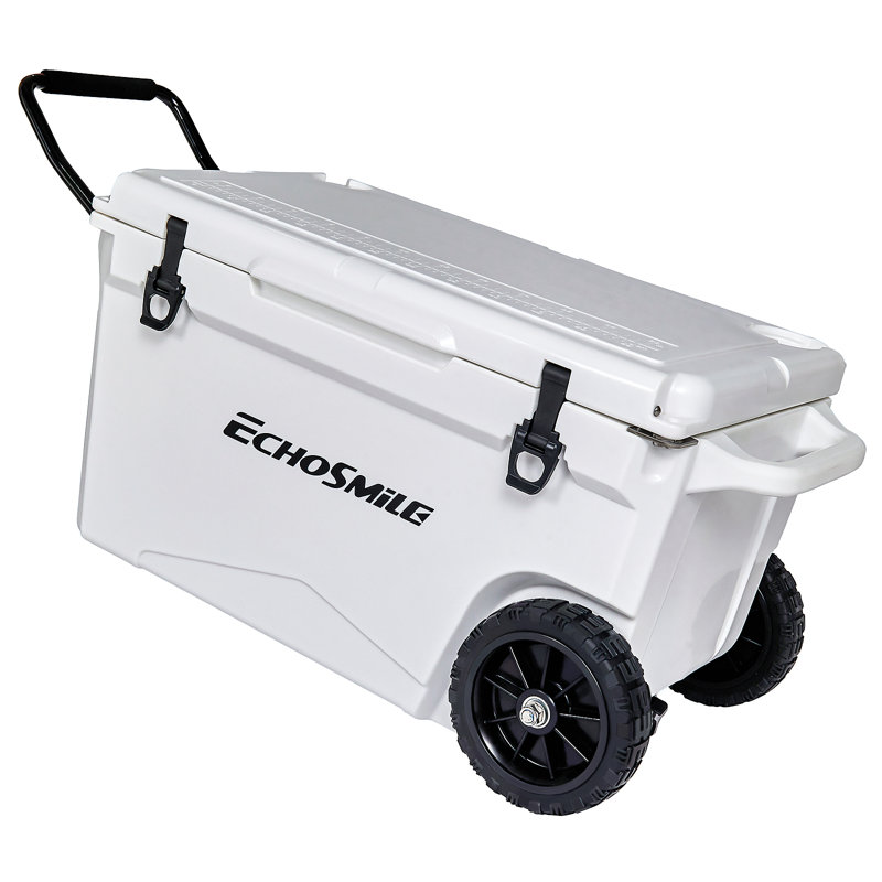 EchoSmile 75 qt. Ice Chest Cooler in, White