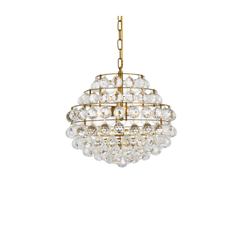Kieron 3 - Light Unique/Statement Pendant, 75" H x 16" W x 16" D, Brass