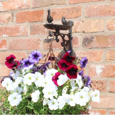 Blume Metal Hanging Decorative Bird Feeder