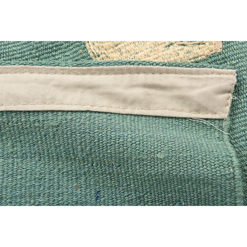 Rectangle Pullman Green Rug