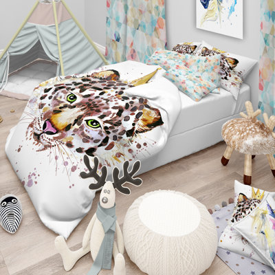 Ensemble de housse de couette tropical