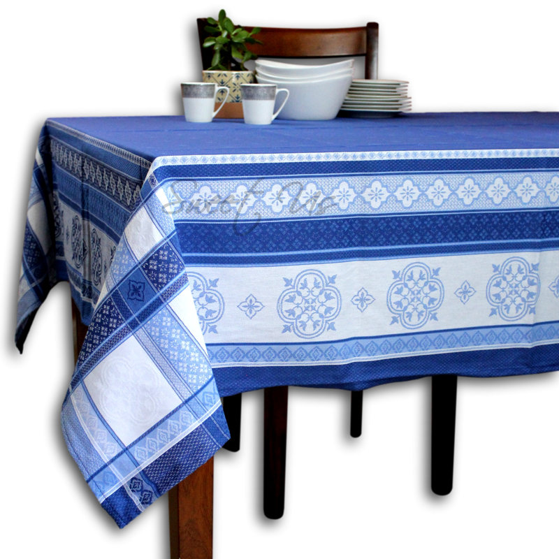 Nappe carrée en coton français, 62 po x 62 po