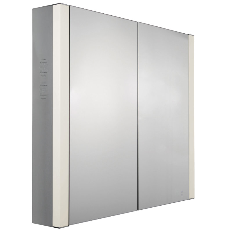 Armoire à pharmacie avec porte et cadre réglables Musichaus, H 31,5 po x l 27,5 po x P 6 po