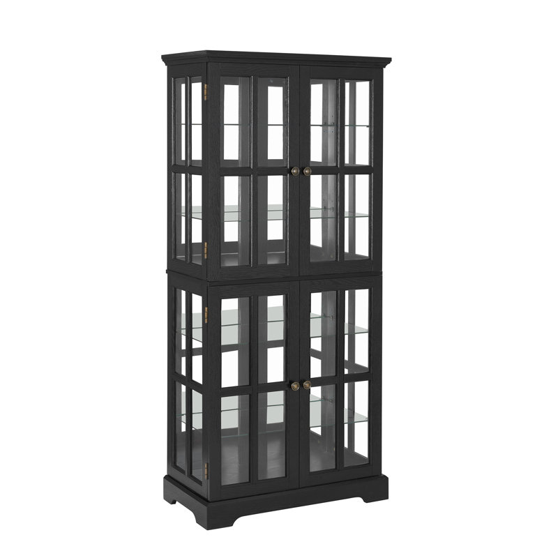 Curio Display Cabinet, Black
