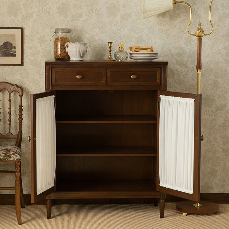 American-style  vintage  sideboard, Dark Brown
