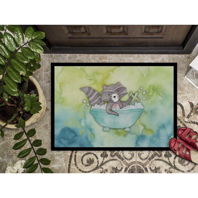 Raul Non-Slip Outdoor Doormat, Rectangle 2' x 3'