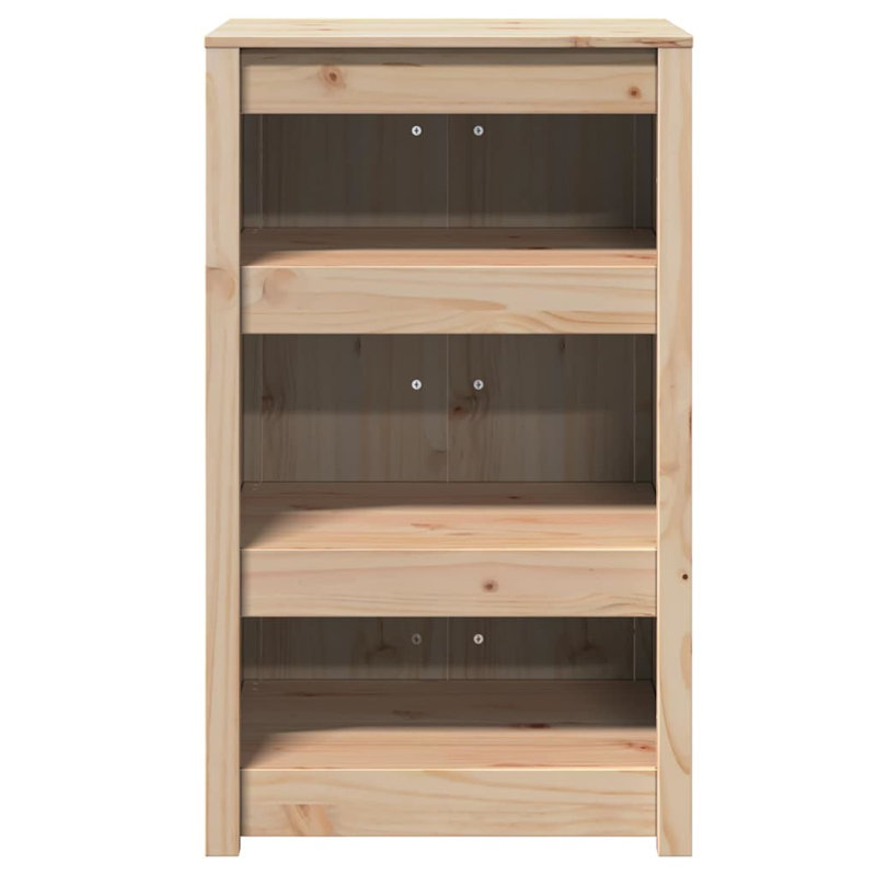  Kitchen Cabinet Brown 55 X 55 X 92 Cm Solid Pine Wood, Brown
