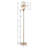 Uplight Floor Lamp With Mercury Glass Shade
