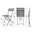 Chaise d'appoint pliante pour patio