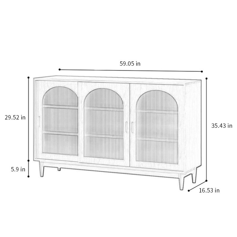 Low Bookcase With Glass Door Bookcase, Brown