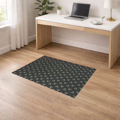 Tapis de bureau léger antidérapant Flora
