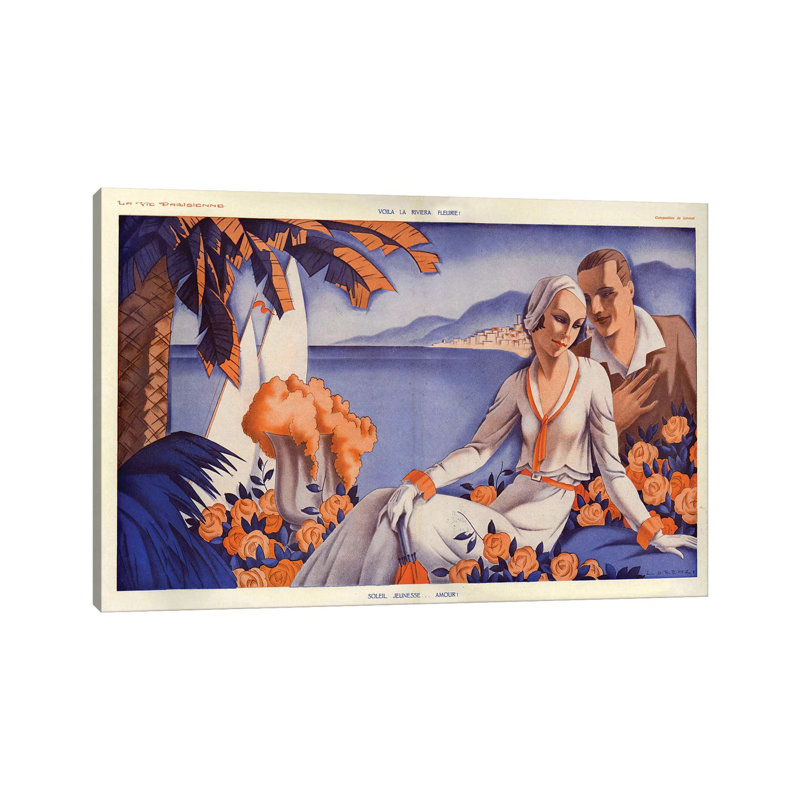 1931 La Vie Parisienne Magazine Plate by Fabius Lorenzi - Gallery-Wrapped Canvas Giclée on Canvas, Canvas