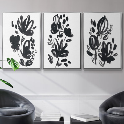 Ensemble de 3 toiles tendues Cameo Bloom