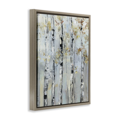 Abstrait de bouleau d'automne