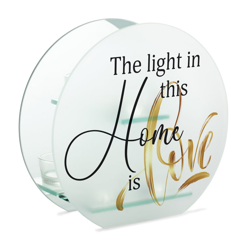 «Light In This Home Is Tealight»