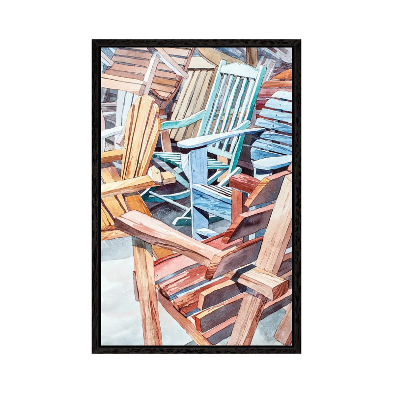 All In The Family by Bill Drysdale - Floater Frame Gallery-Wrapped Canvas Giclée on Canvas, Black Framed