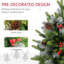 60cm H Lighted Artificial Pine Christmas Tree