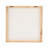 Square Canvas Wall Decor with Flowers in Grid Vase Distressed Finish