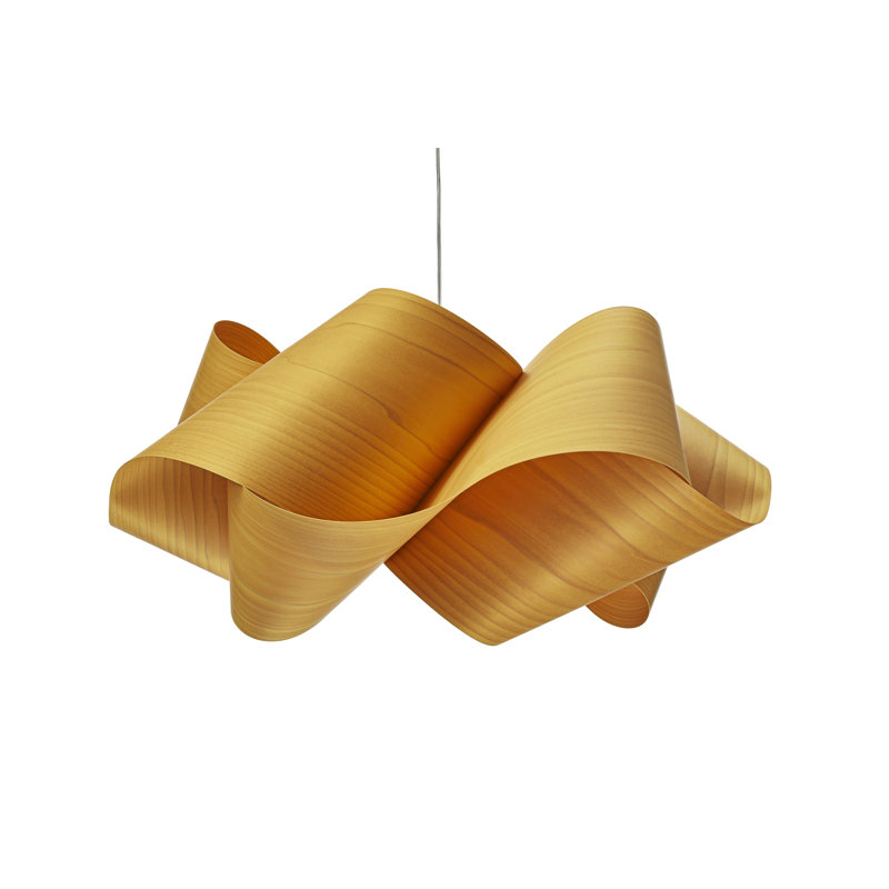 Swirl 1 - Light Pendant, Yellow, Nickel, E26