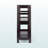 Dorian 2-Tier Freestanding Storage Shelf in Brown Finished, 28.93'' H X 24.94'' W X 11.04'' D-1469352006