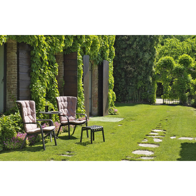 Folio Outdoor Rocker Chair, Beige, Black