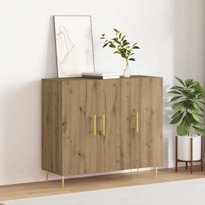 Sideboard 90X34x80 Cm Engineered Wood