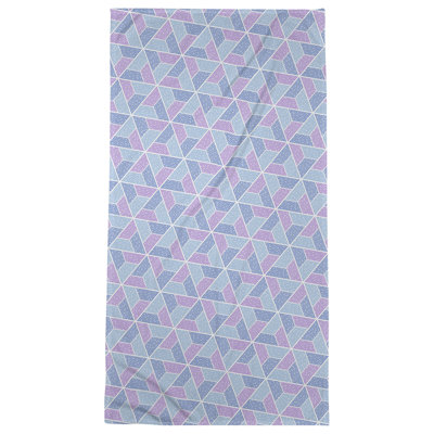 Serviette de plage trapézoïdes