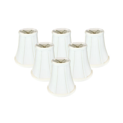 Royal Designs, Inc. BSO-704FC-6WH-6 Abat-jour basique avec pince flamme, 3 po x 6 po x 6,25 po, blanc, paquet de 6