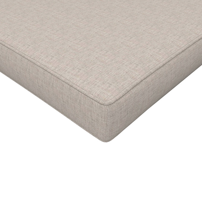 Wayfair Custom Outdoor Chaise Cushion With Sunbrella Fabric, Sunbrella® Cast Silver, 23" W x 75" D
