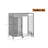 31.5'' x 17.75'' Craft Table with Wheels