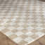 Machine Washable Shaggy Boho Beige Area Rug-511543450